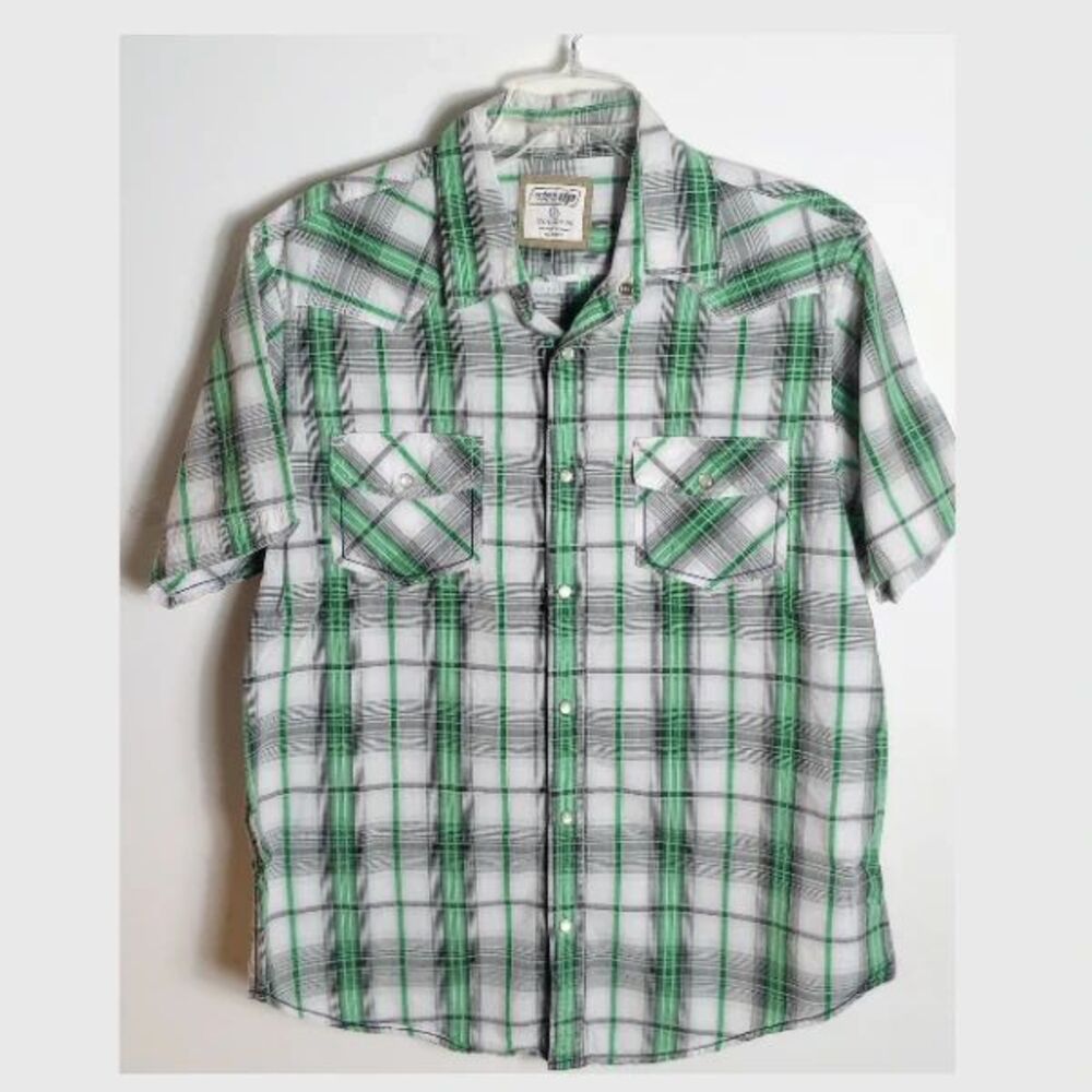 Men's Snap Shirt / Urban Pipeline / Large / Short Sleeves